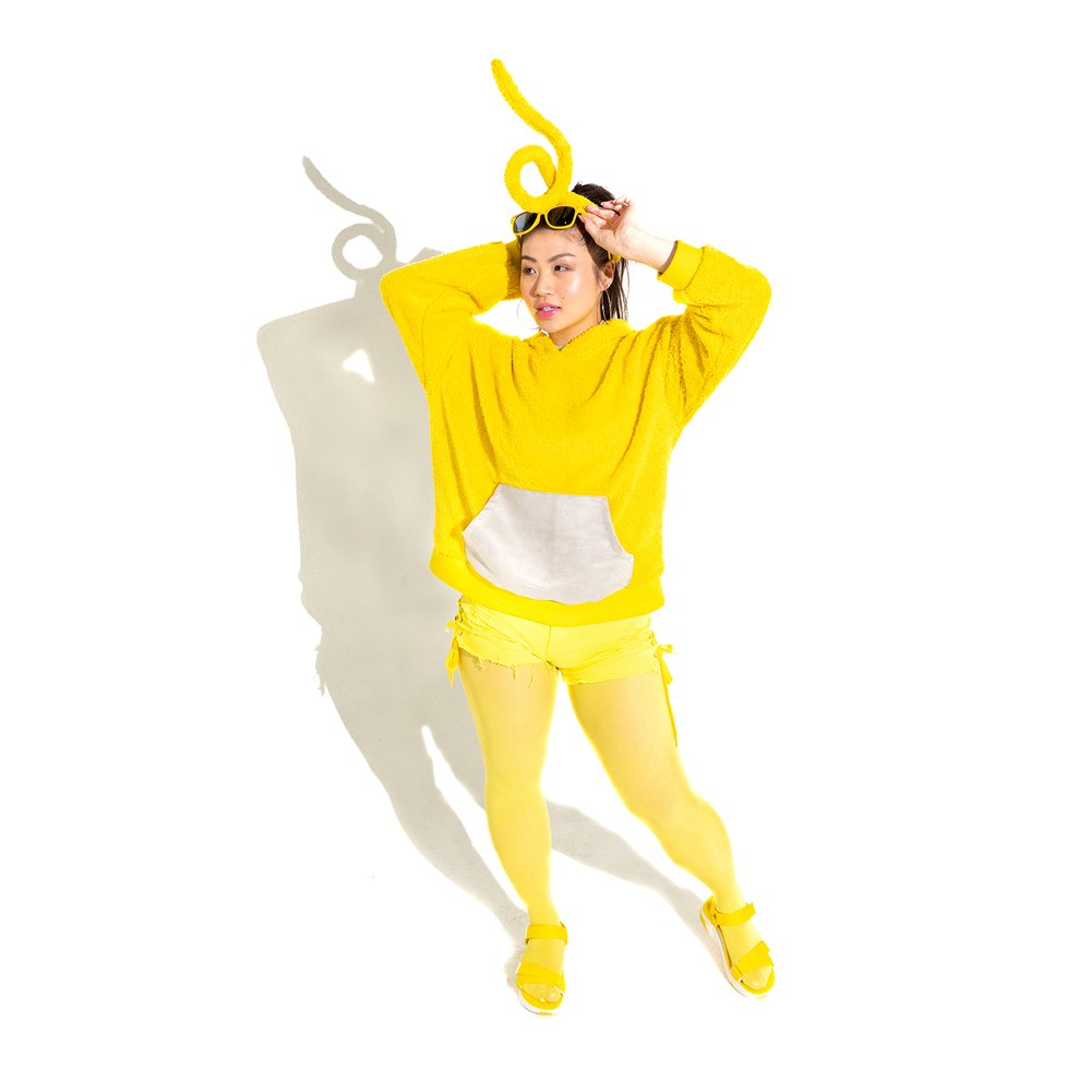 A Leading Role x Teletubbies Premium Adult Laa-Laa Pullover Hoodie