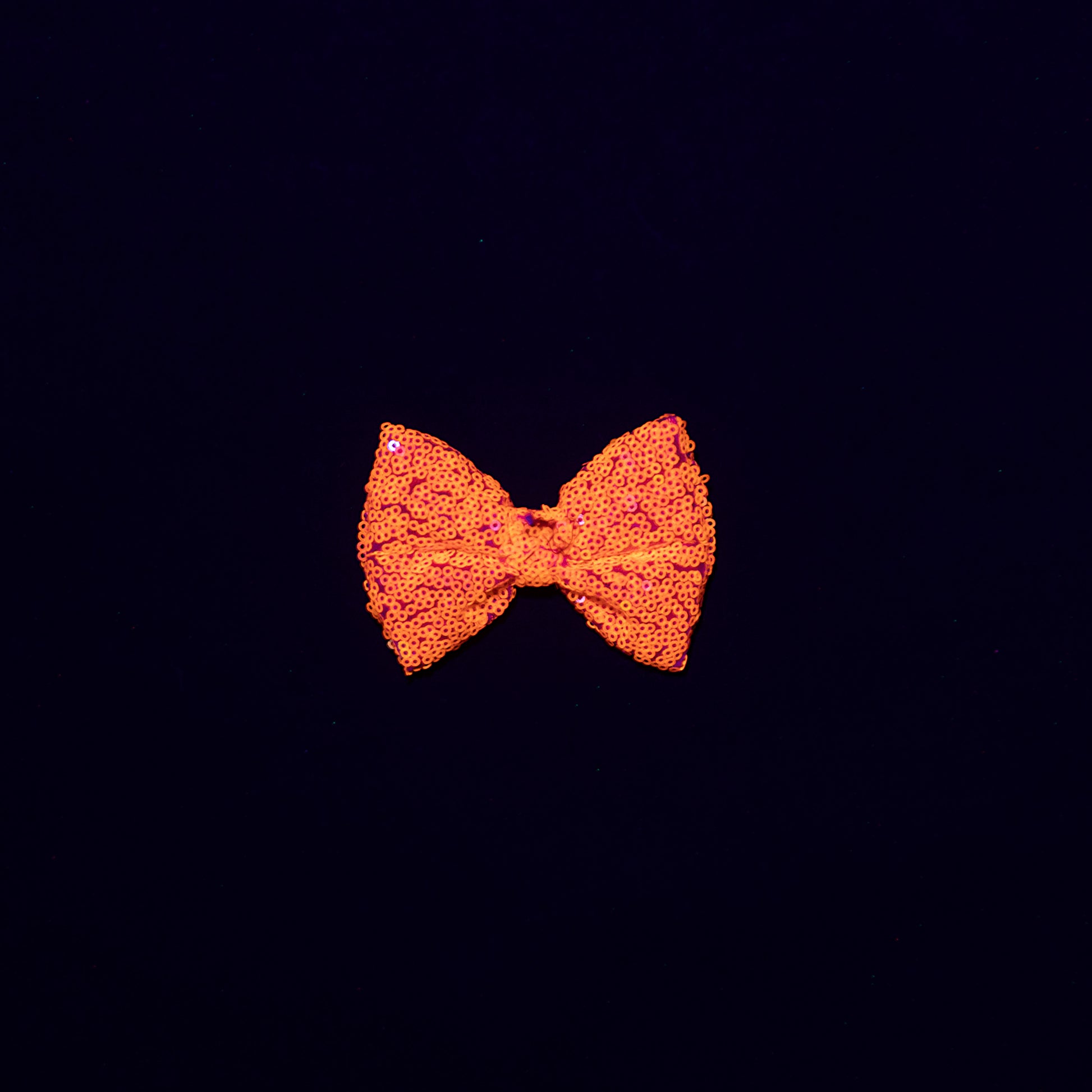A Leading Role Orange Glow Bow Ties