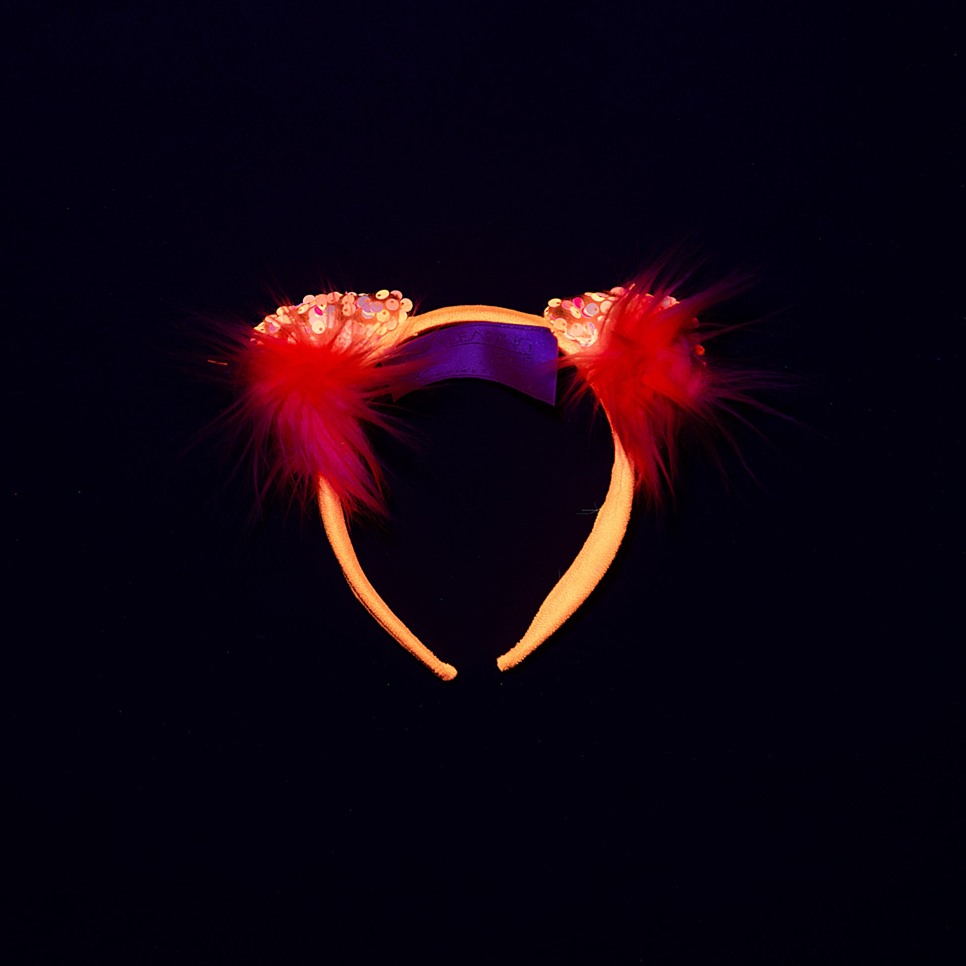 A Leading Role Orange Glow Cat Ears
