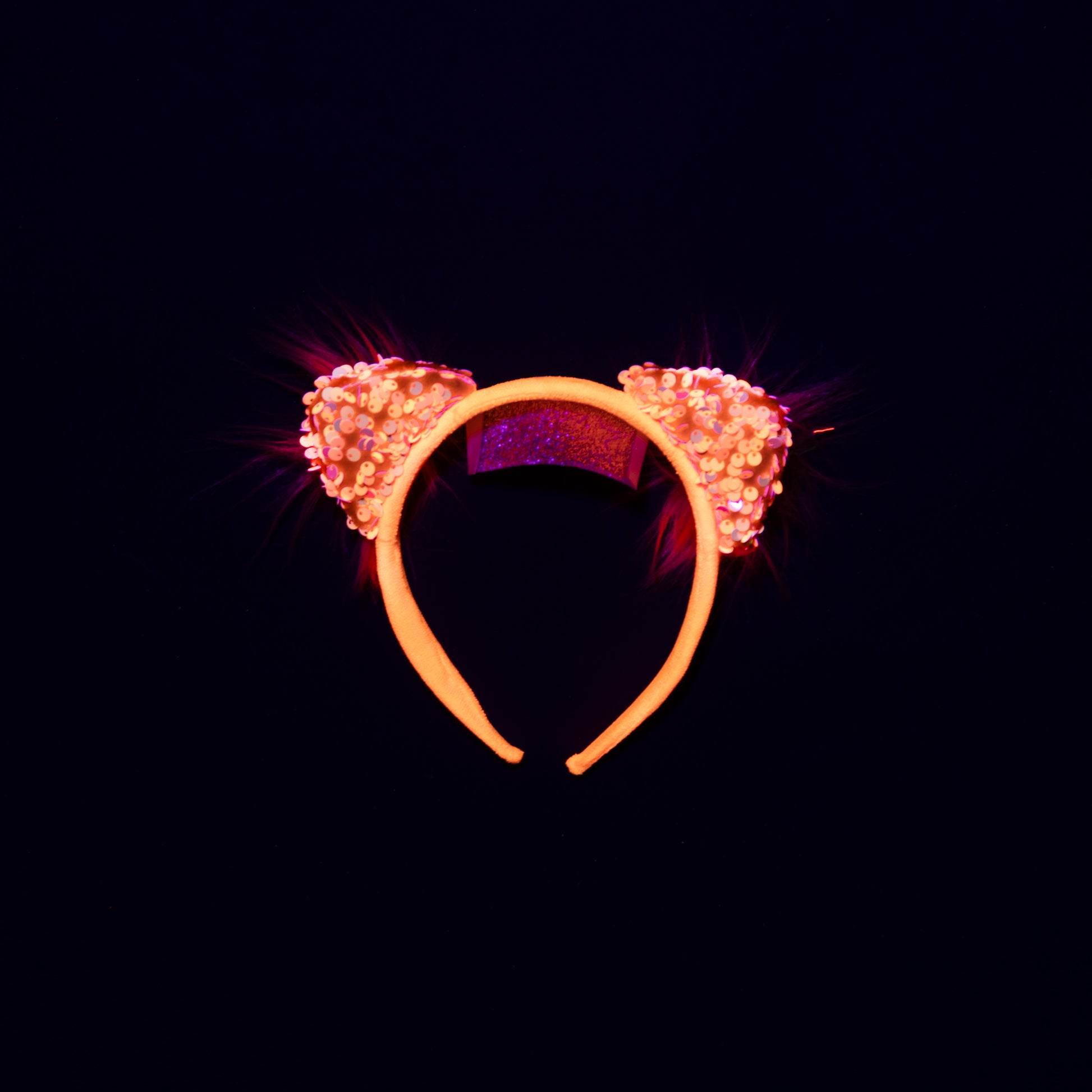 A Leading Role Orange Glow Cat Ears