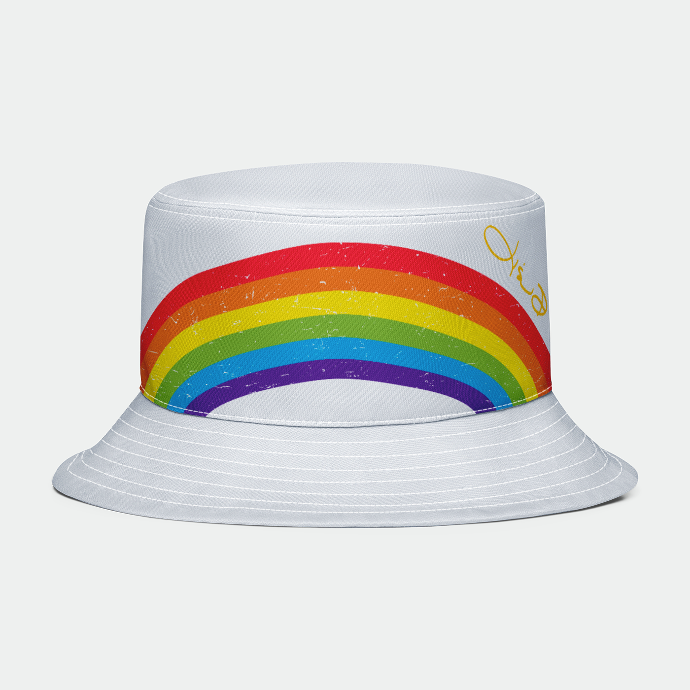 A Leading Role x Lisa D Vintage Rainbow Bucket Hat
