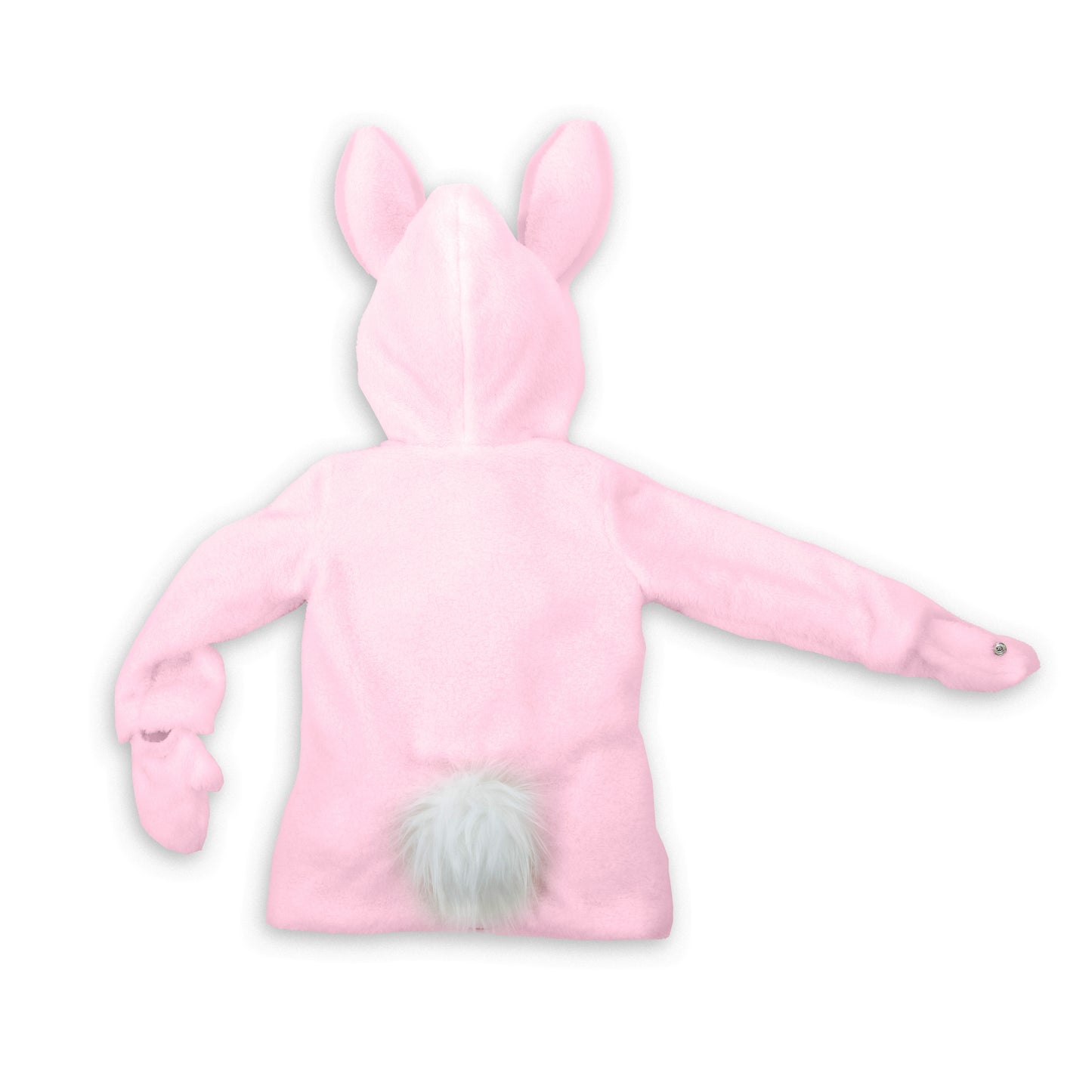 A Leading Role Child Pink Bunny Zip Up Hoodie