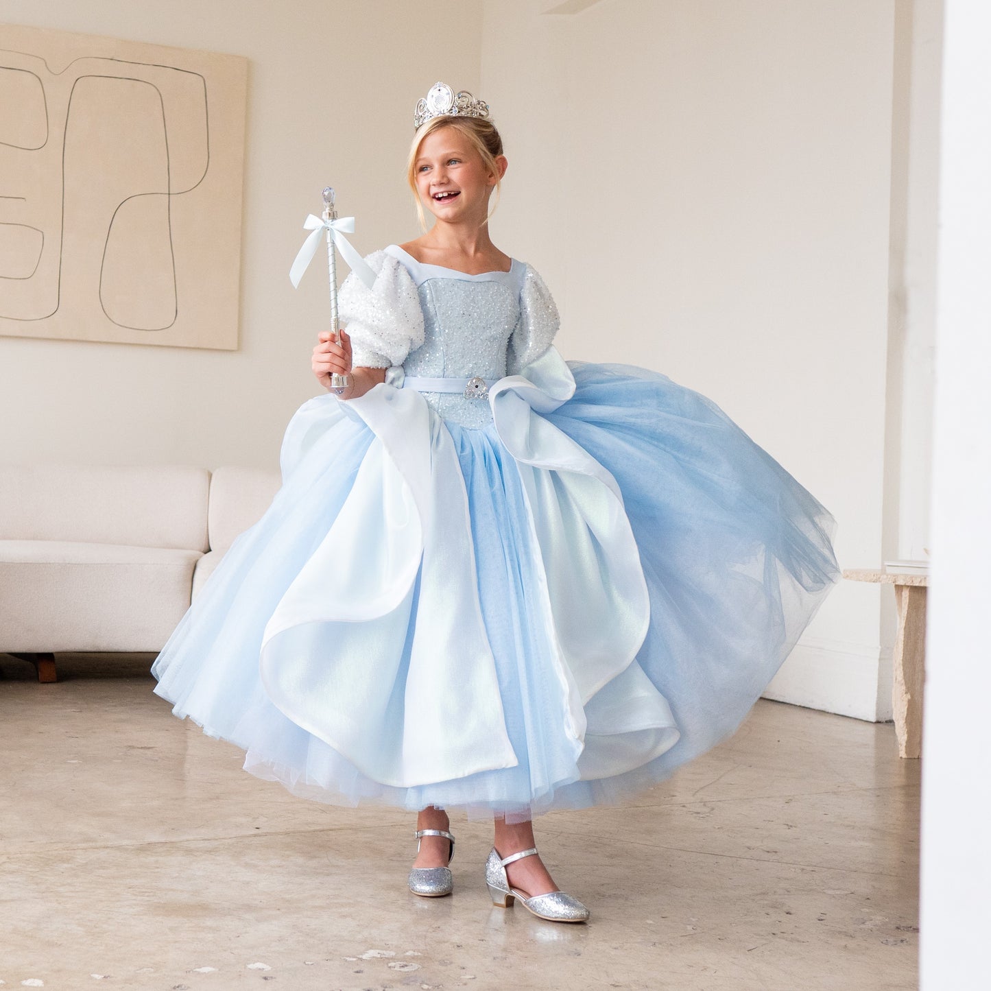 A Leading Role x Disney Cinderella Platinum Edition Light Up Gown and Accessory Set