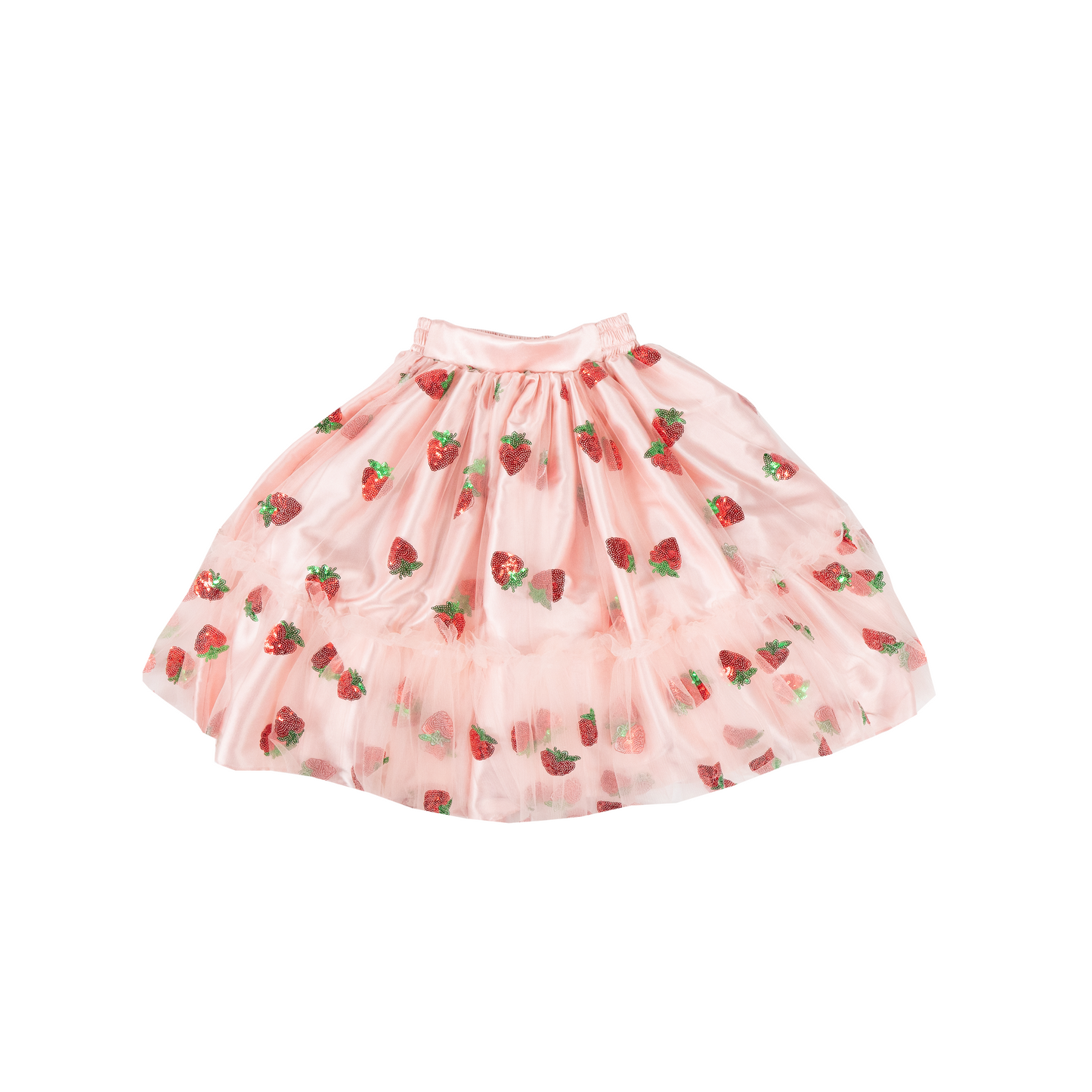 A Leading Role x Strawberry Shortcake Premium Child Strawberry Sequin Skirt