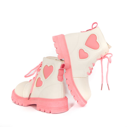 A Leading Role Child Sweetheart Lace Up Boot