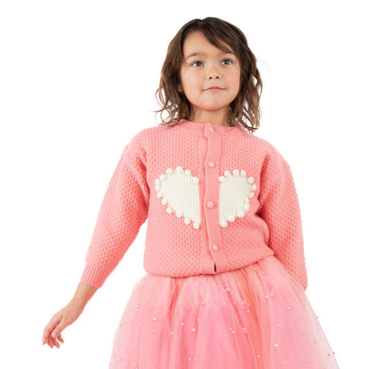 A Leading Role Child Sweetheart Cardigan