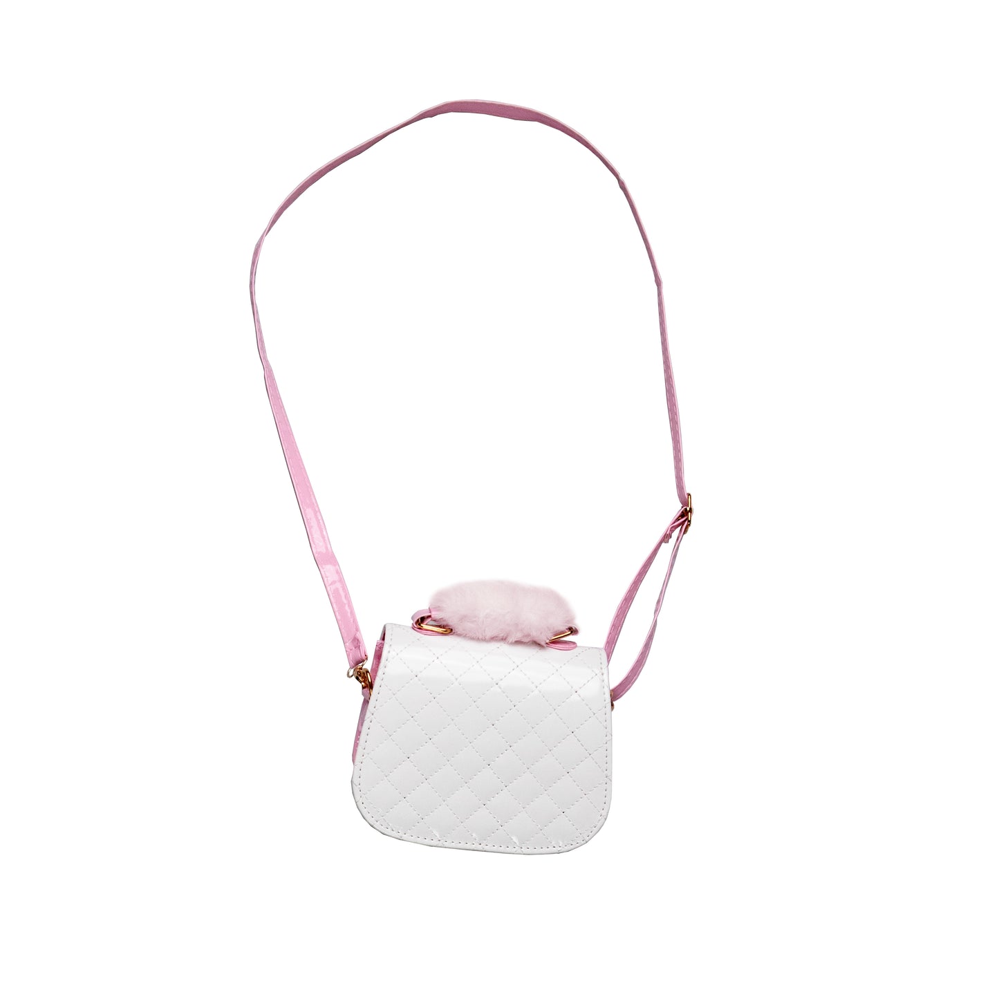 A Leading Role Child Pink and White Bunny Purse