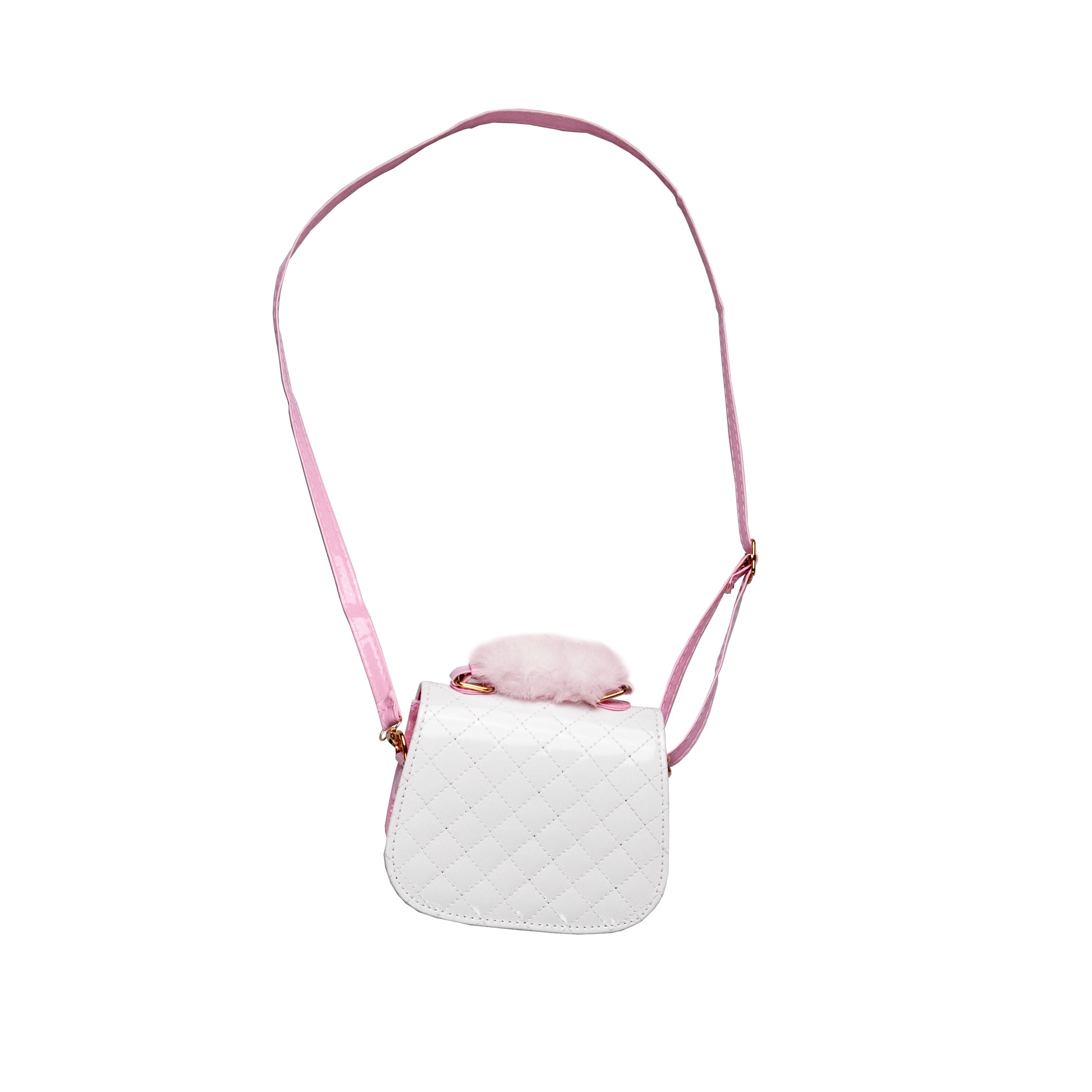 A Leading Role Child Pink and White Bunny Purse