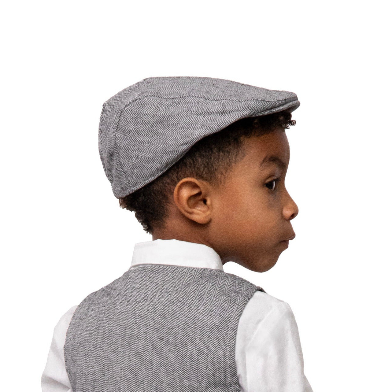 A Leading Role Child Herringbone Hat