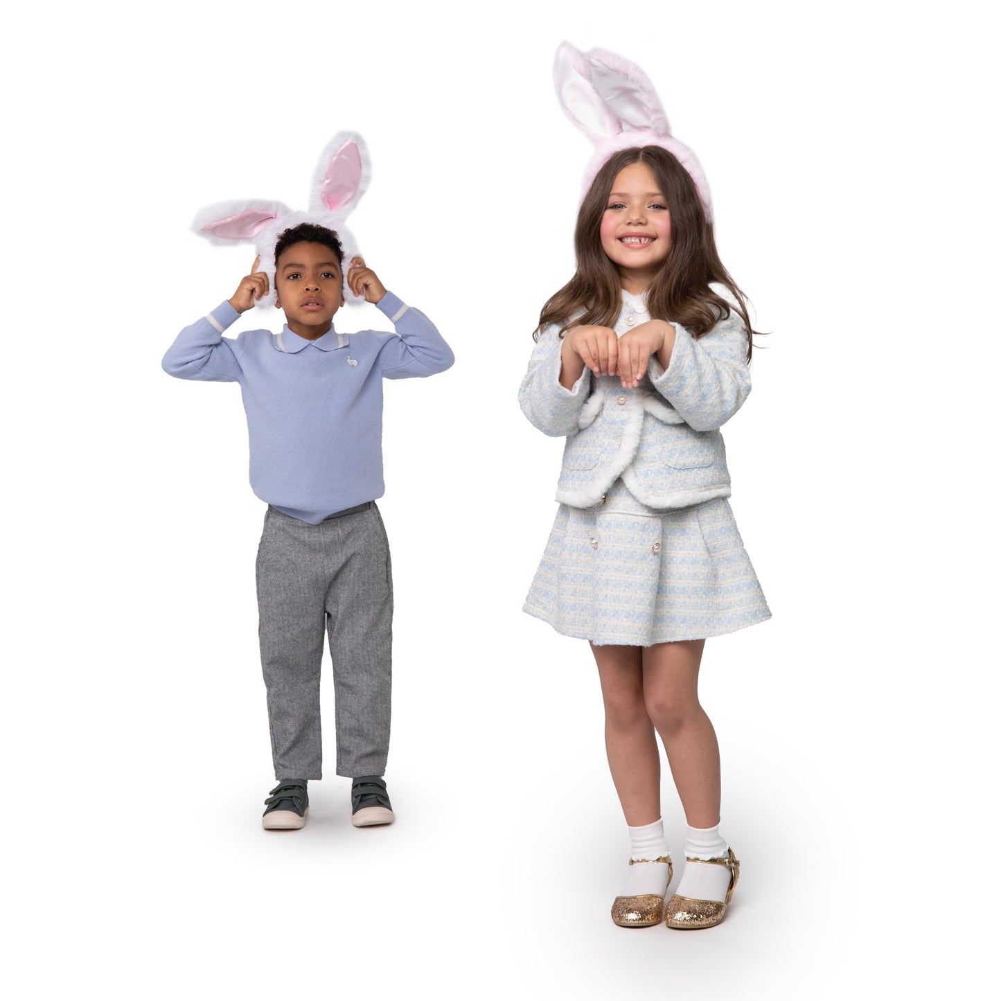 A Leading Role Child White Bunny Headband