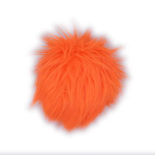 A Leading Role Orange Glow Bunny Tail Clip On