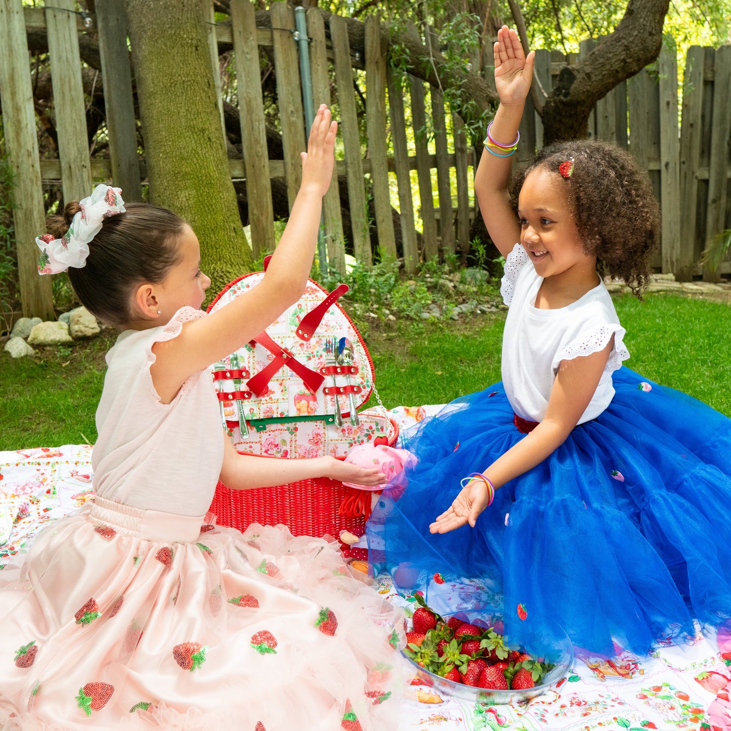 A Leading Role x Strawberry Shortcake Premium Child Strawberry Sequin Skirt