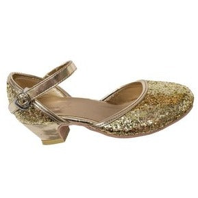 A Leading Role Premium Gold Sparkle Heels