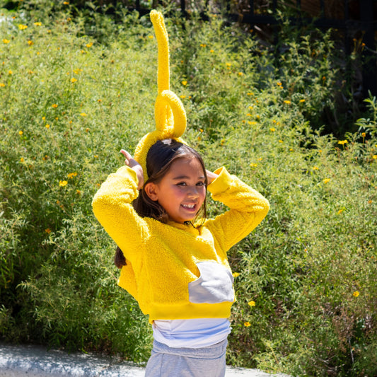 A Leading Role x Teletubbies Premium Child Laa-Laa Pullover Hoodie