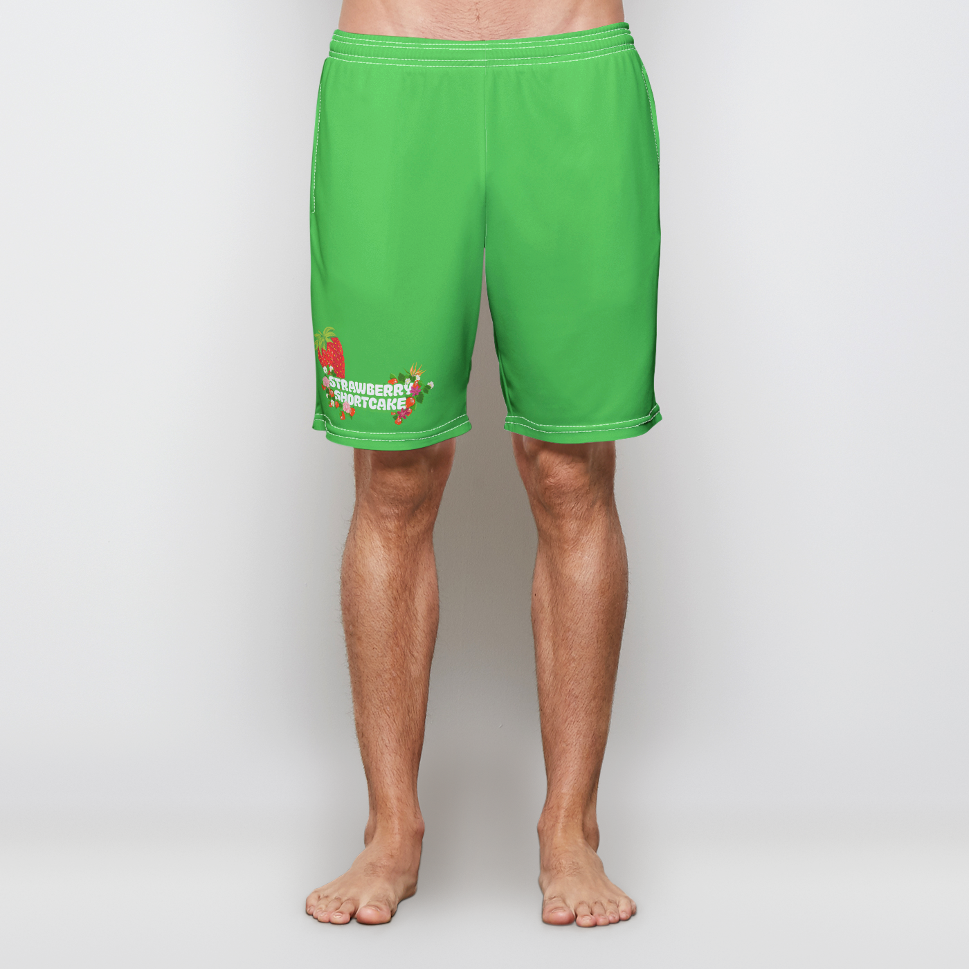 Strawberry Shortcake Green Mens Athletic Short