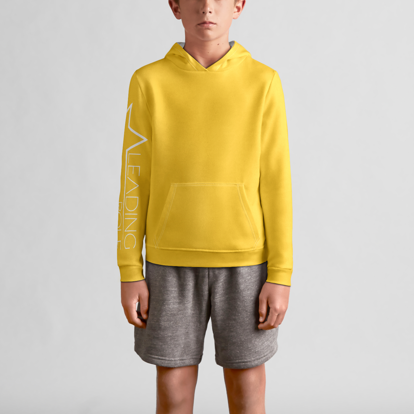 A Leading Role Child Logo Pullover - Yellow