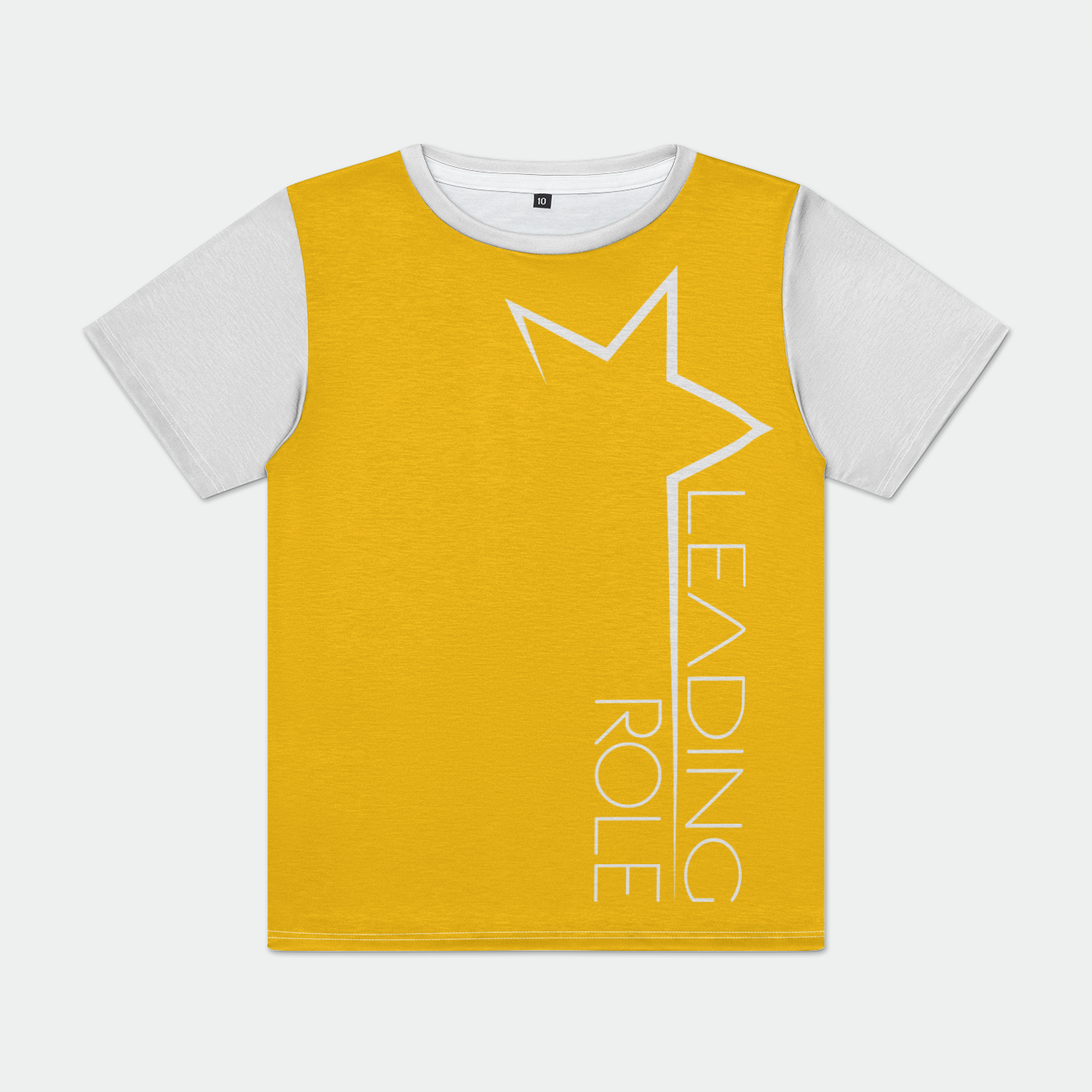 A Leading Role Child Crew Neck Tee - Yellow