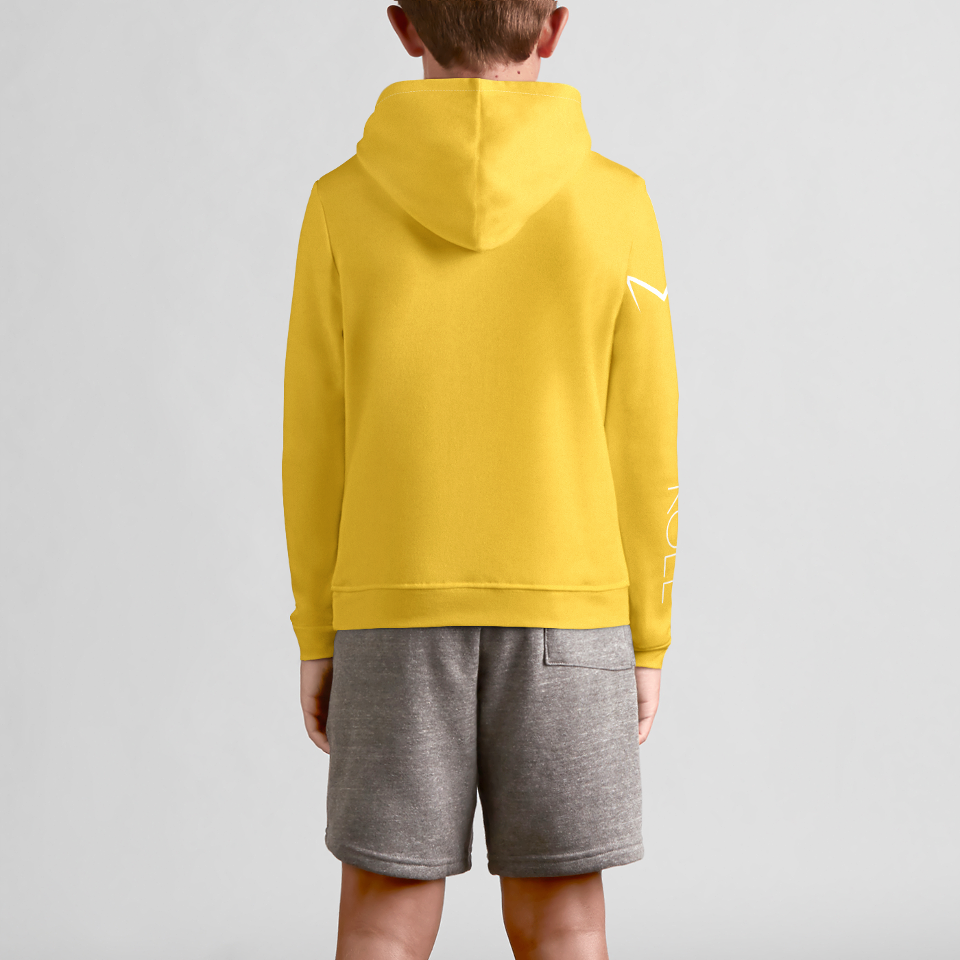 A Leading Role Child Logo Pullover - Yellow