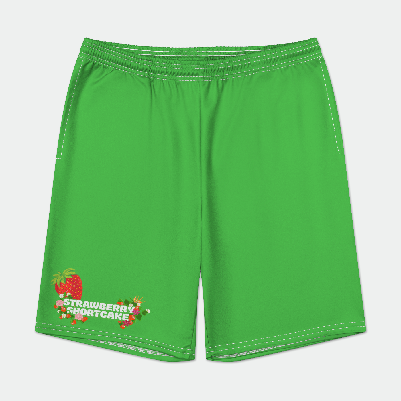 A Leading Role x Strawberry Shortcake Green Mens Athletic Short