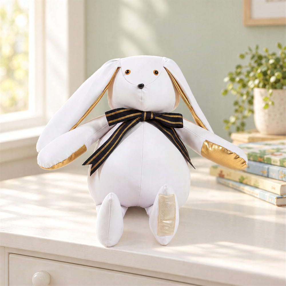 A Leading Role Small White Signature Bunny
