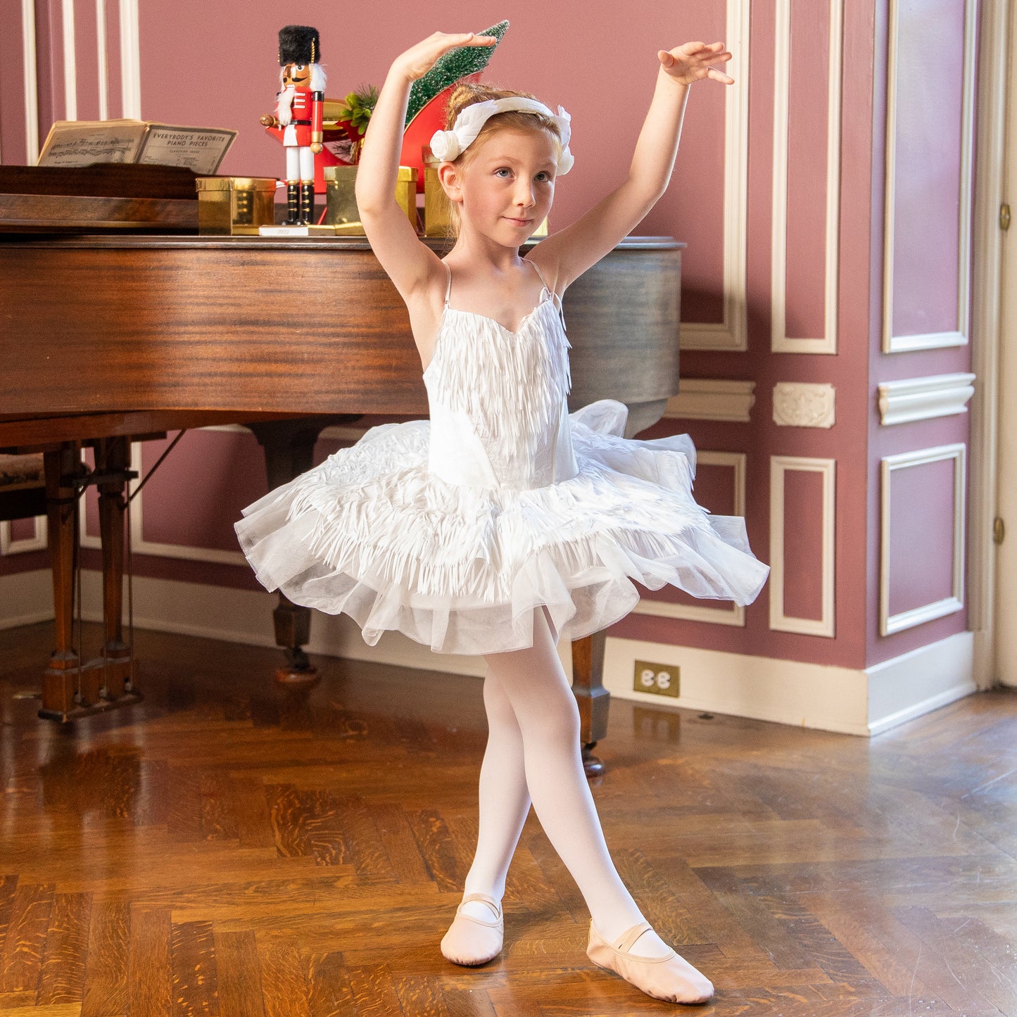 A Leading Role Premium White Ballerina Dress Up