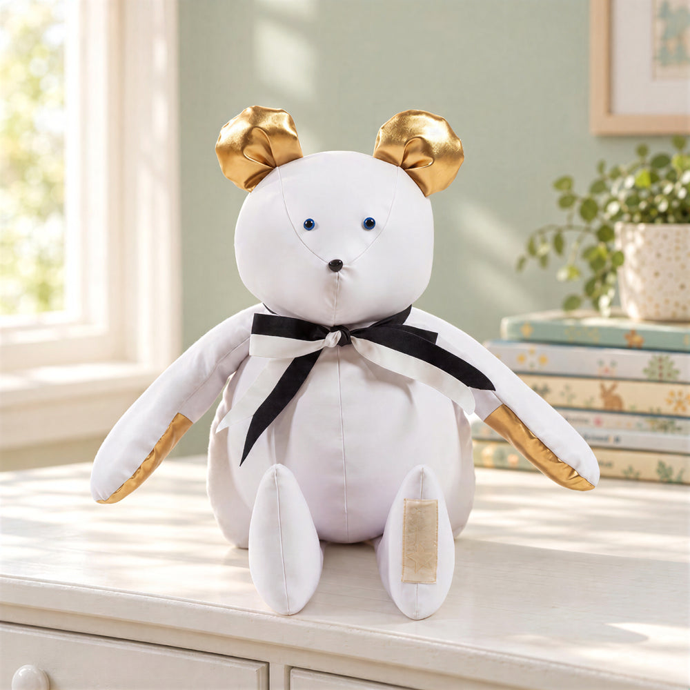 A Leading Role Large White Signature Bear
