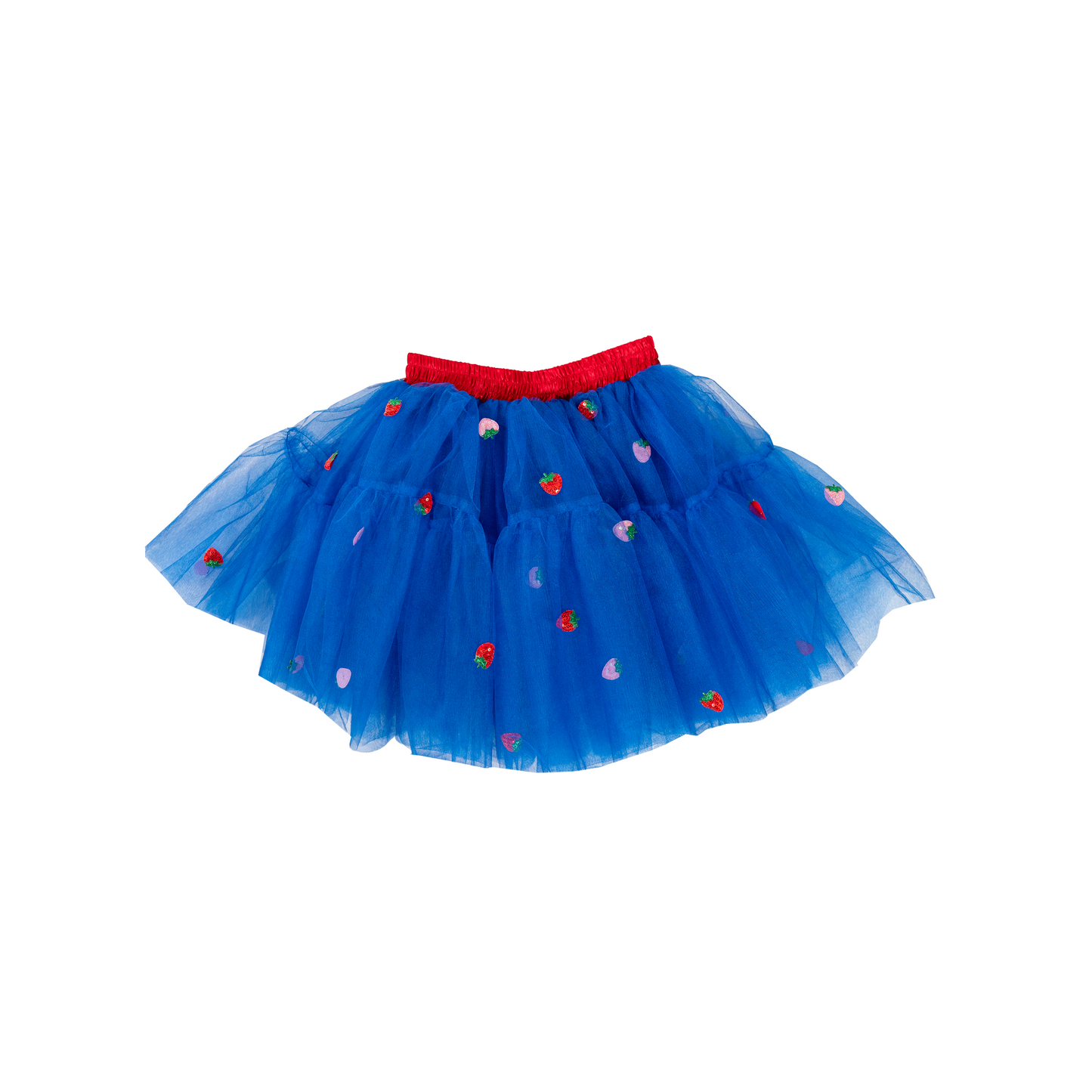 Strawberry Shortcake Premium Adult Berry Blue Tulle Skirt