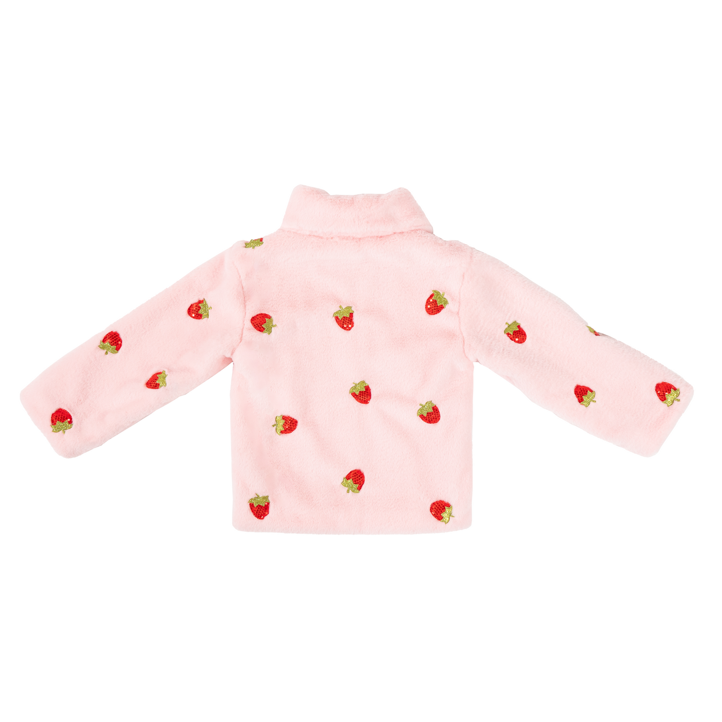 A Leading Role x Strawberry Shortcake Premium Child Berry Cuddly Zip-Up Jacket