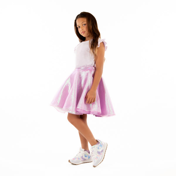 A Leading Role Signature Purple Mermaid Child Transformation Skirt