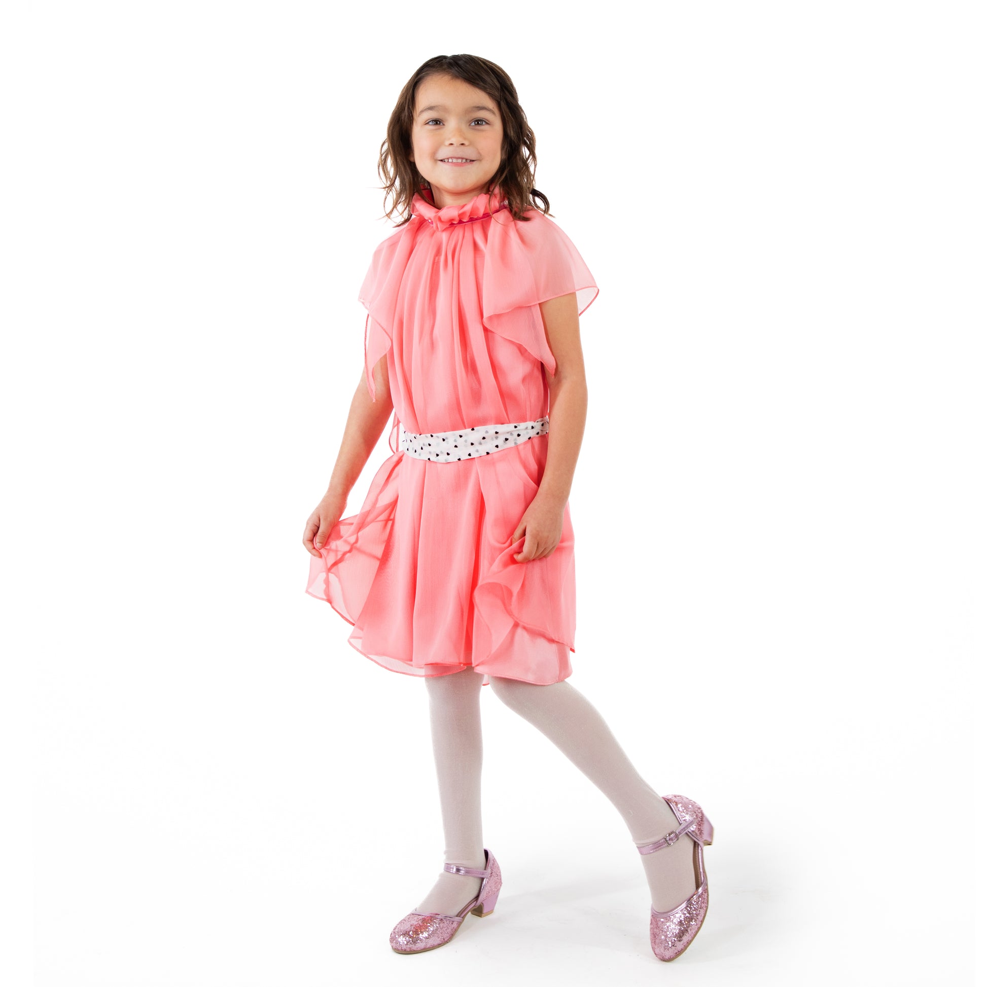 A Leading Role Child Sweetheart Flutter Dress