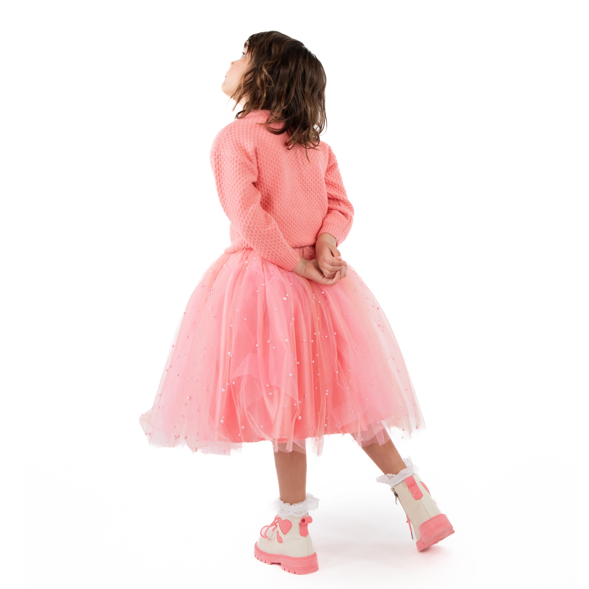 A Leading Role Child Sweetheart Cardigan
