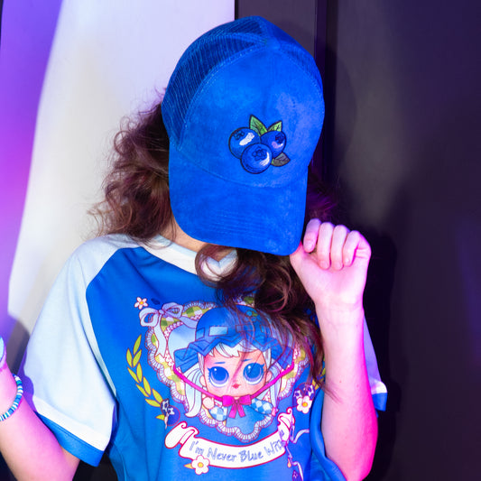 LOL Surprise! x Strawberry Shortcake Blueberry Muffin Retro Mesh Trucker Hat