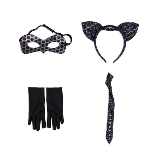 A Leading Role x Miraculous Ladybug Cat Noir Child Dress Up Accessory Set