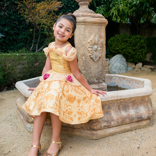 belle disney princess dress up Adult - - Belle Ballgown - Belle Inspired, Princess Dress Inspired DETAILS THAT MATTER Our costume is finished in garment Girls Premium Deluxe Belle Costume