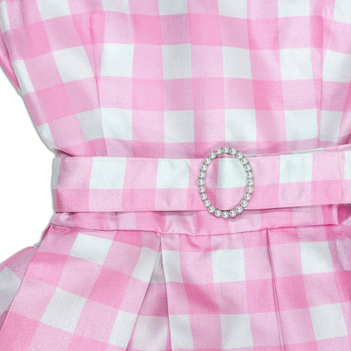 A Leading Role x Mattel Barbie Pink Gingham Premium Child Dress Up - Barbie The Movie