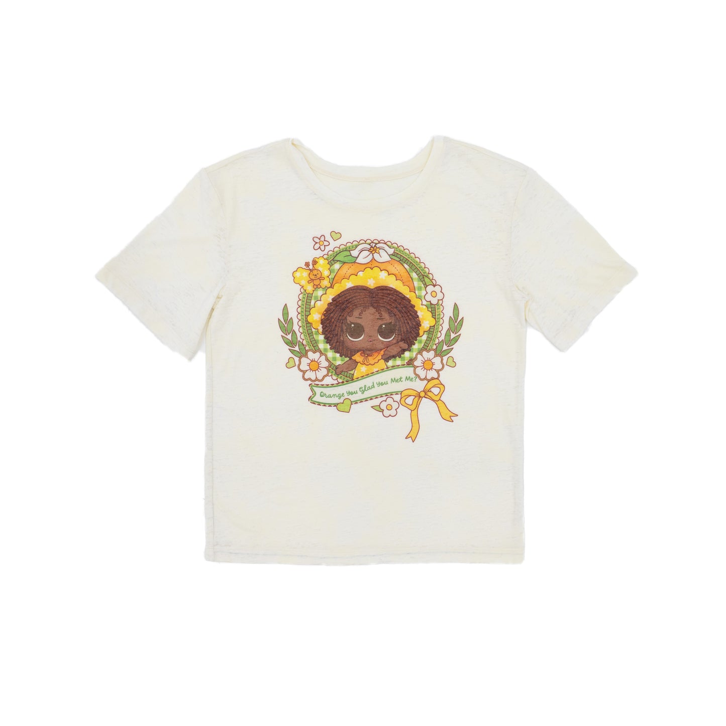 LOL Surprise! x Strawberry Shortcake Orange Blossom Graphic Burnout Tee