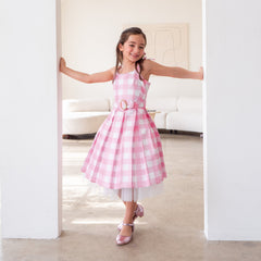 A Leading Role x Mattel Premium Barbie The Movie Barbie Pink Gingham Child Dress Up