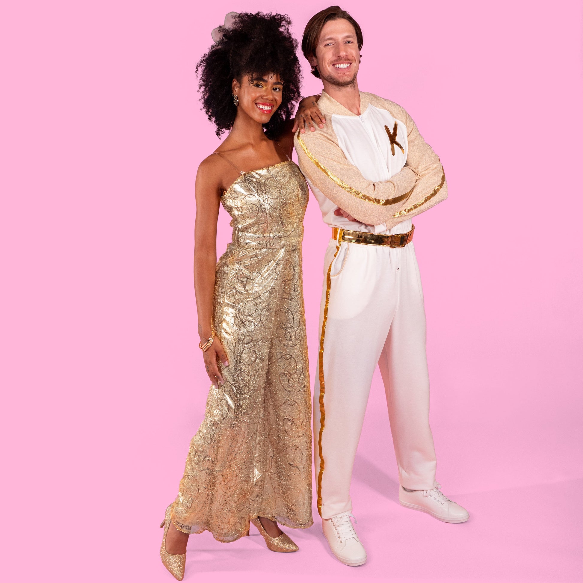 barbie movie sequin dress Steal Barbie's Look On A Budget: The Disco Dance Party Jumpsuit