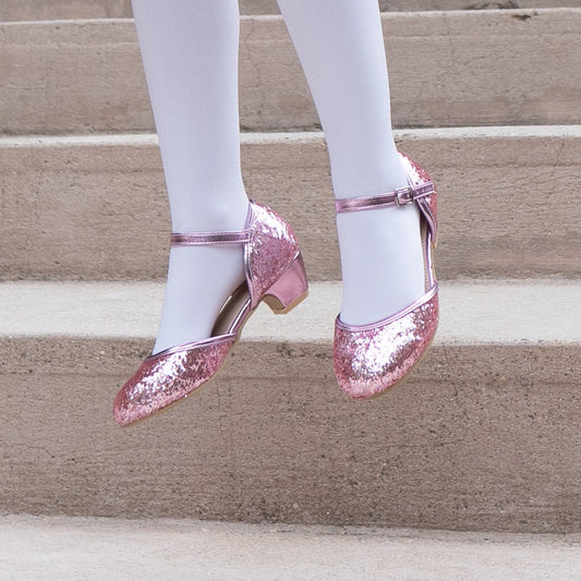 A Leading Role Premium Pink Sparkle Heels
