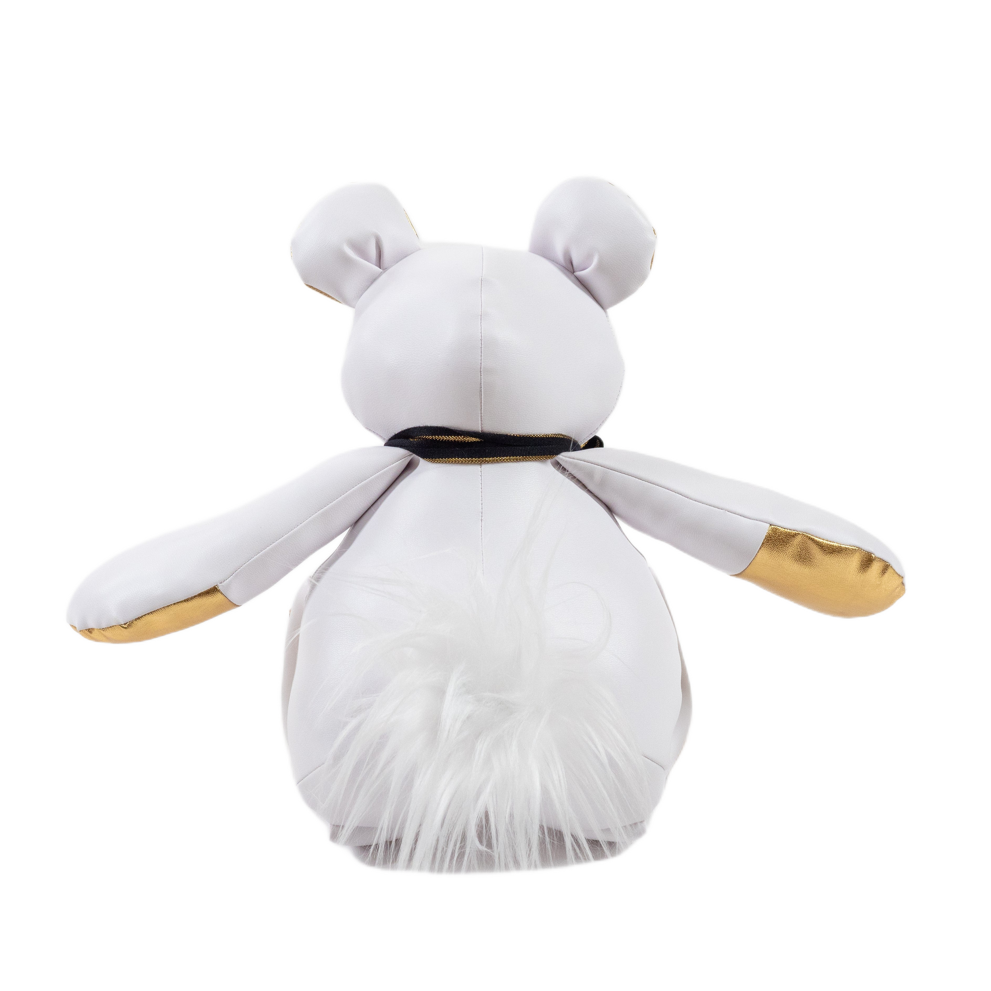 A Leading Role Small White Signature Bear