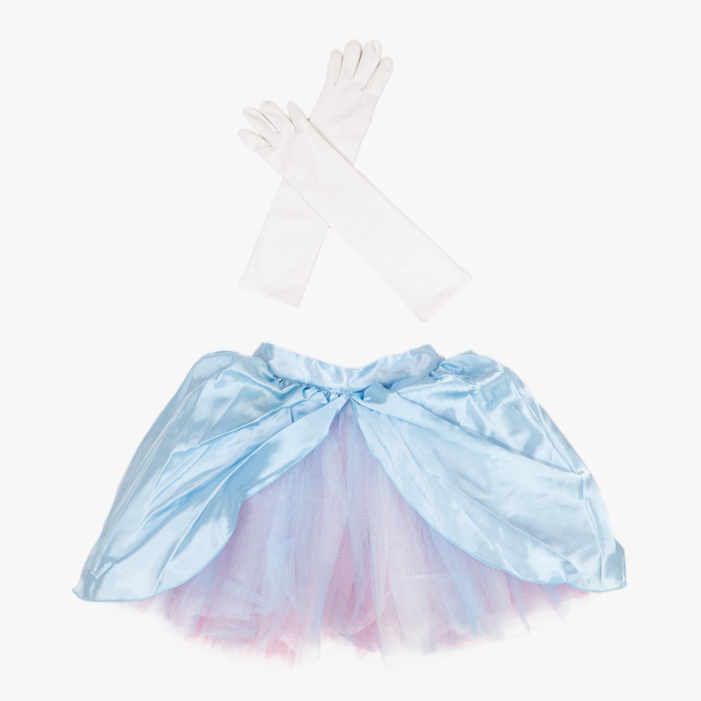 A Leading Role Cinderella and Sleeping Beauty Premium Reversible Child Skirt with Gloves