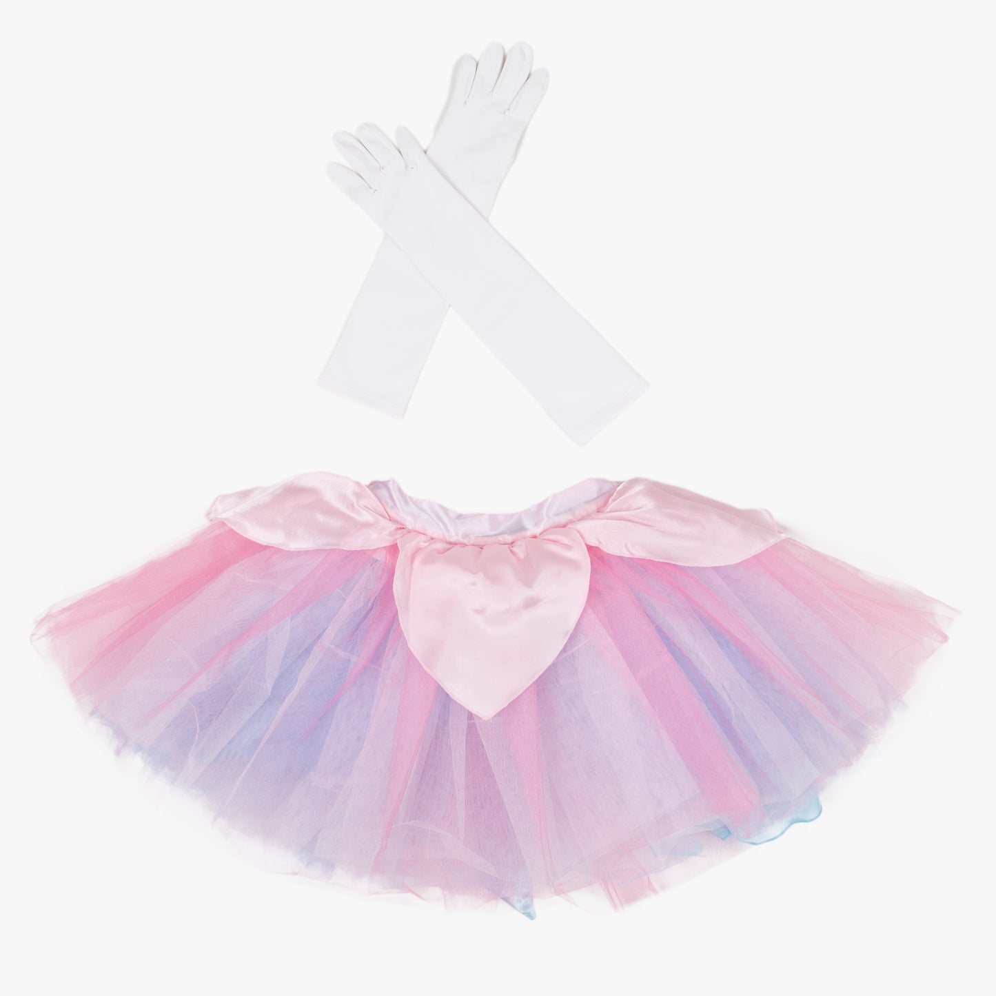 A Leading Role Cinderella and Sleeping Beauty Premium Reversible Child Skirt with Gloves